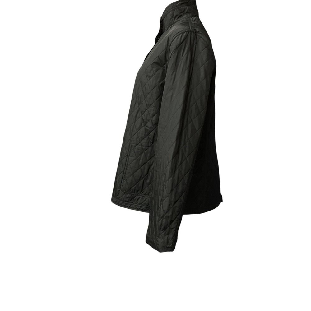 Talbots Women's Geometric Print Reversible Lightweight Quilted Jacket Size Large - Picture 10 of 16
